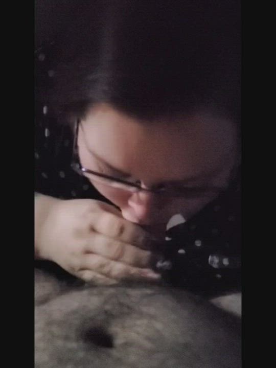 Sucking like a lollipop