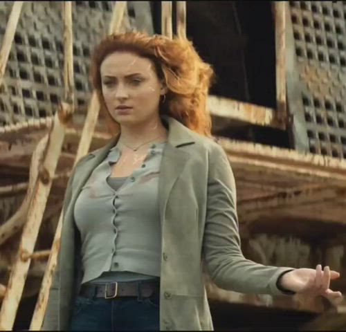 celebrity redhead sophie turner clip