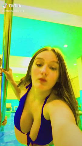 Bikini Pool TikTok clip