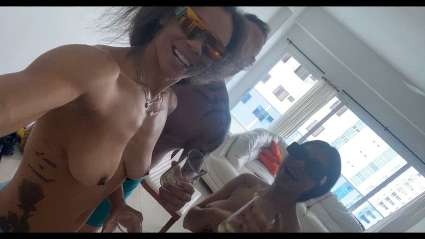 ebony selfie topless celebs clip
