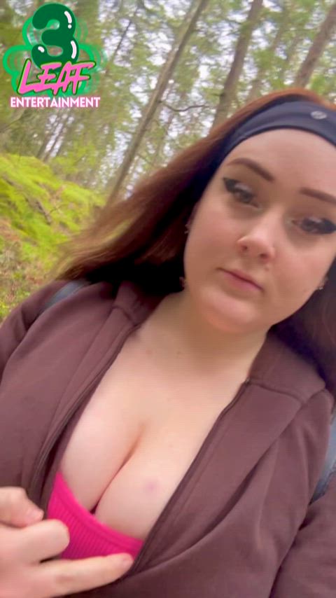 Layla Lux in Forest Solo Masturbation