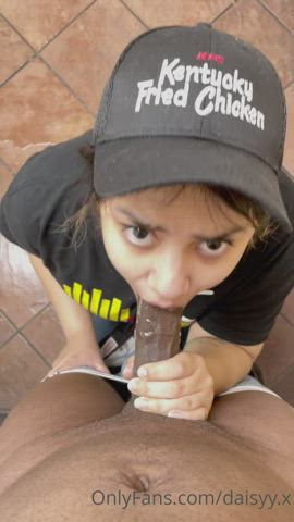 bbc coworker deepthroat thick cock clip