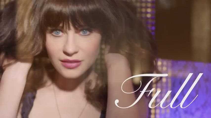 brunette sexy zooey deschanel clip