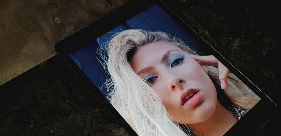 blonde celebrity cumshot ejaculation jerk off tribute clip