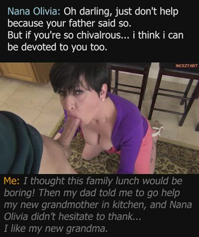Caption Family GILF Granny MILF clip