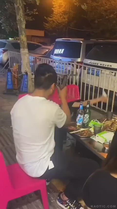 asian fetish party exposed-in-public clip