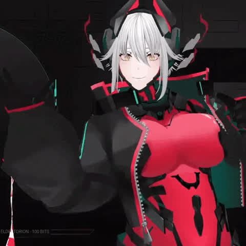 anime cute watching clip