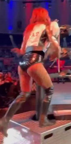 ass booty irish redhead thick thighs wrestling clip