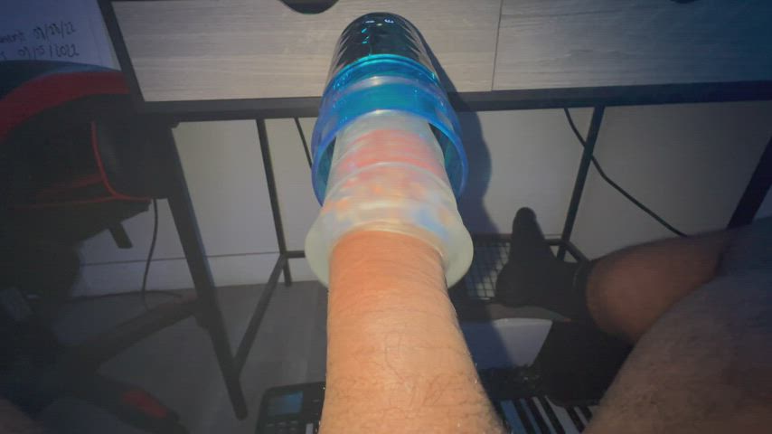 amateur big dick fleshlight male masturbation pov clip