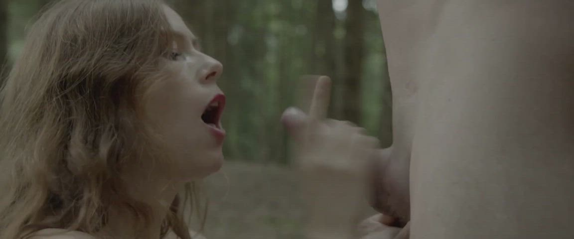 blowjob celebrity cum cum in mouth cum swallow cumshot public clip