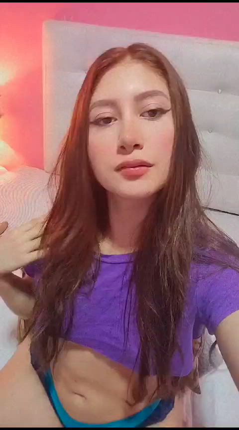 latina lingerie pretty seduction selfie sensual teen clip