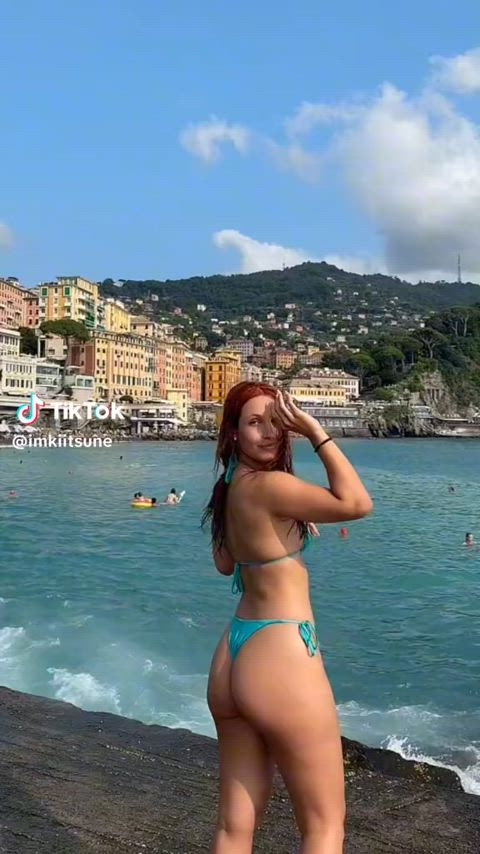 ass beach bikini portuguese tiktok clip