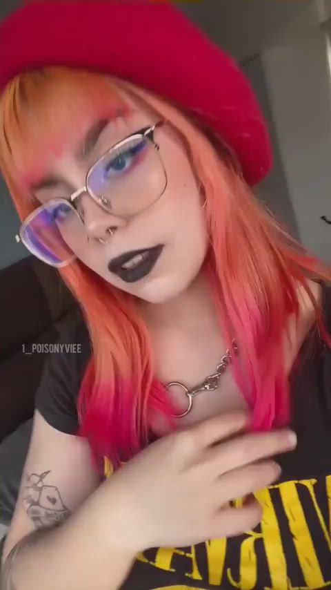 My goth boobs deserve multiple loads