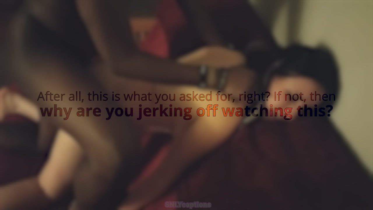 BBC Caption Cuckold Hotwife Interracial Sharing clip
