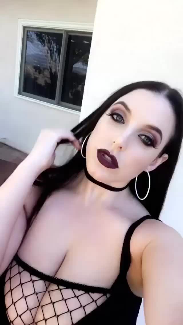 Angela with a darker look. I love it