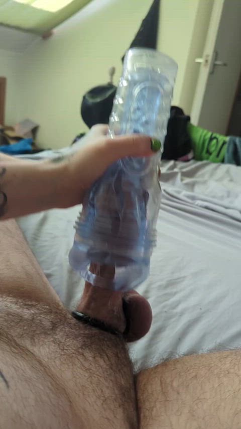 bbw cum cumshot fleshlight ruined orgasm clip