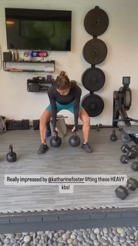 katharine mcphee spandex workout clip