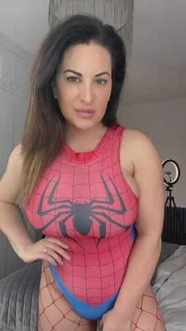 Brunette Cosplay Fake Tits MILF OnlyFans Tanned Tits clip