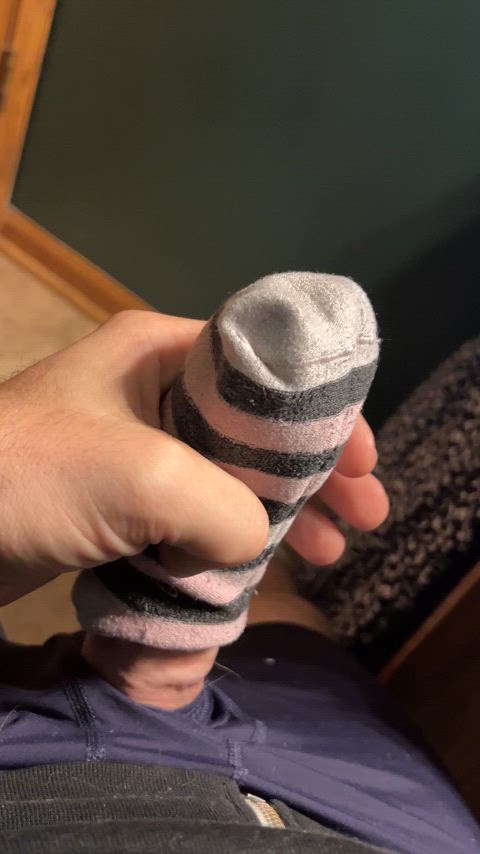 cuckold cum forced husband sex slave slave socks clip