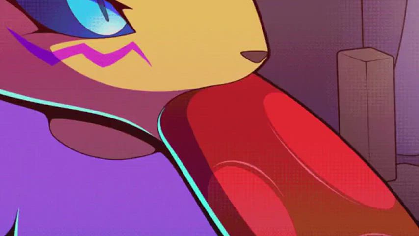 animation ass big tits cum furry clip