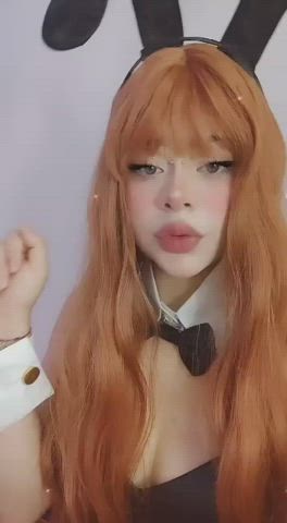 18 Years Old Ahegao Cosplay Face Fuck Playboy Teen clip