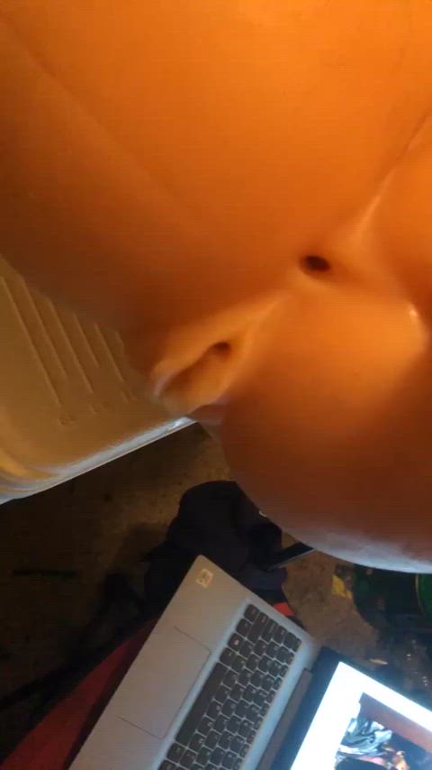 masturbating cock solo jerk off handjob sex toy clip
