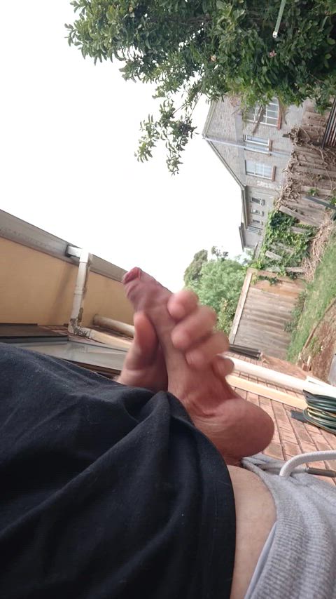australian balls cock cockflash edging gay male masturbation penis public uncut clip