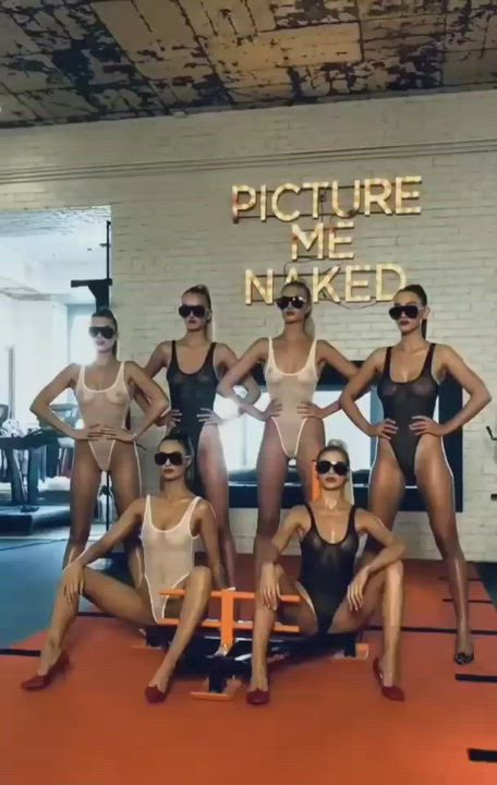 Babes Lingerie Topless clip