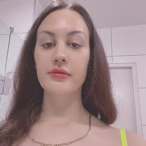 boobs milf natural tits lactation clip