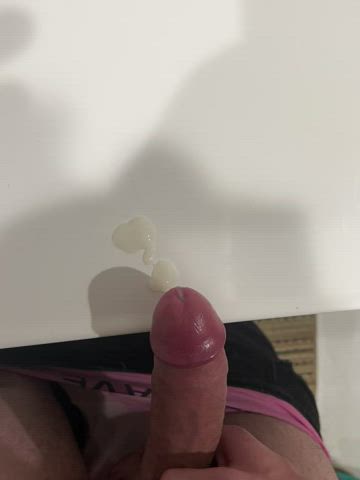 cock cum precum solo teen clip