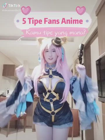 Big Tits Cosplay Cute Jiggling clip