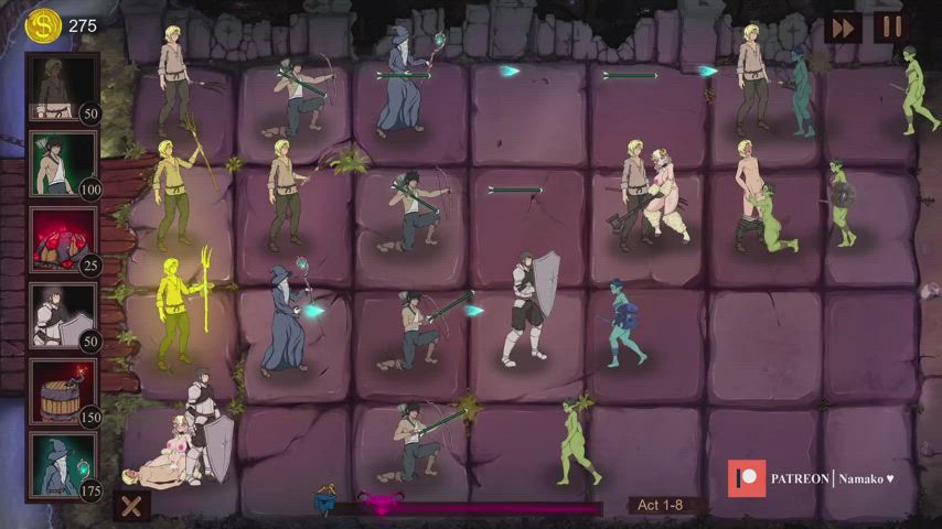 Gameplay preview (Monster girl assault)
