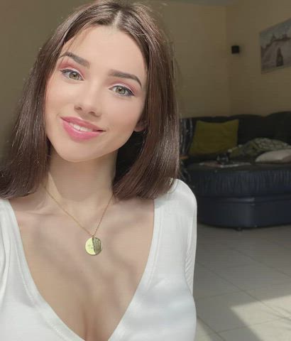 brunette model pretty clip