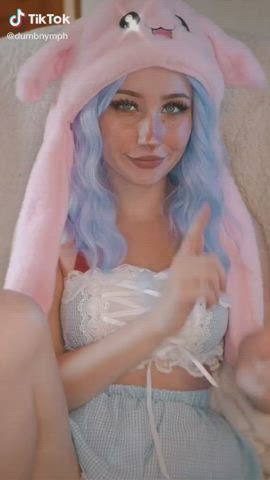 Blue Eyes Cute Eye Contact Handjob Tease TikTok clip