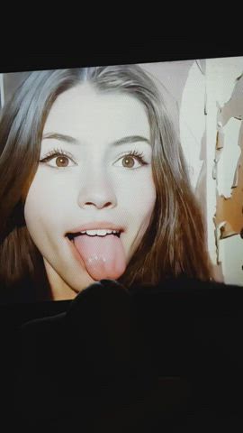 ava rose cum cumshot facial tiktok tribbing tribute clip