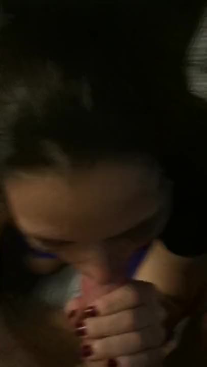 licking her lips