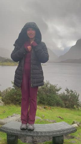 My titties were freeeezing!