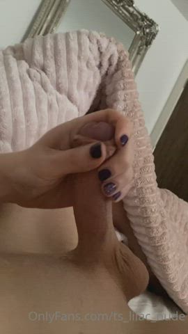 cum masturbating trans clip