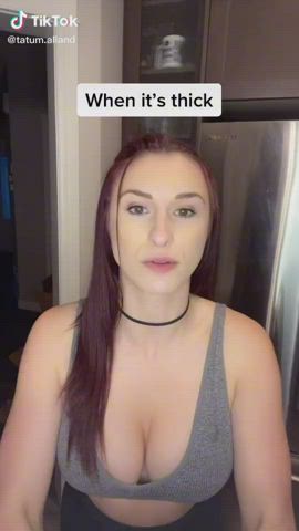 Bra Cleavage Cum Cum On Tits JOI TikTok clip
