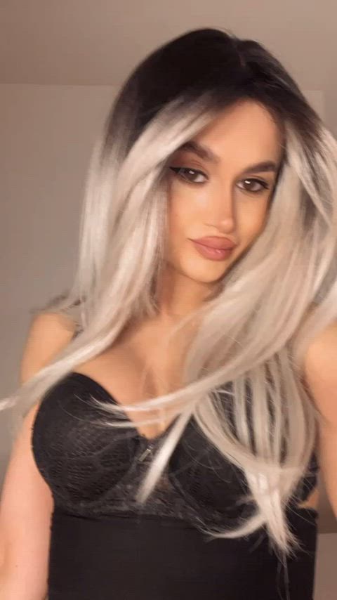 big tits tiktok teasing anne lia blonde latina clip