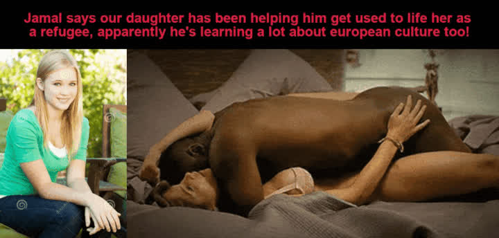 BBC Blonde Caption Interracial Missionary Swedish clip