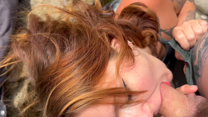 amateur blowjob public standing doggy amateur-girls clip