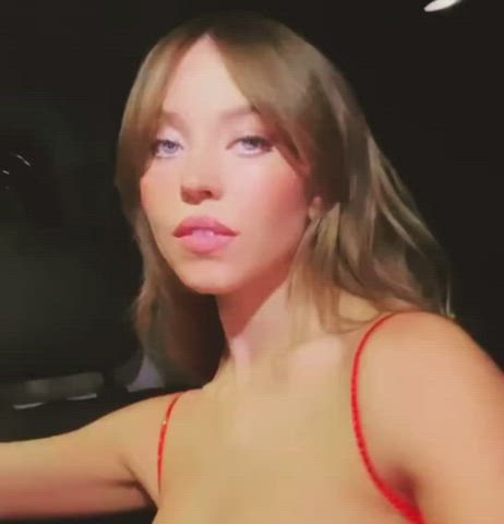 car sydney sweeney teasing clip