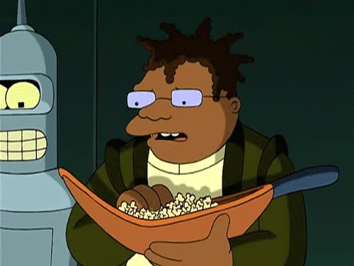 futurama popcorn clip