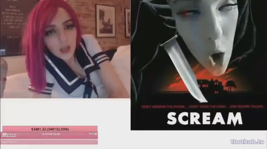 funny porn reaction webcam clip