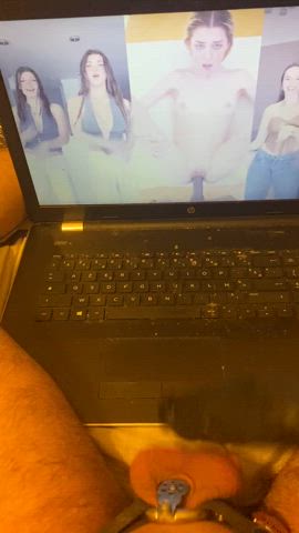 bbc ballbusting beta betaslave chastity dildo solo clip
