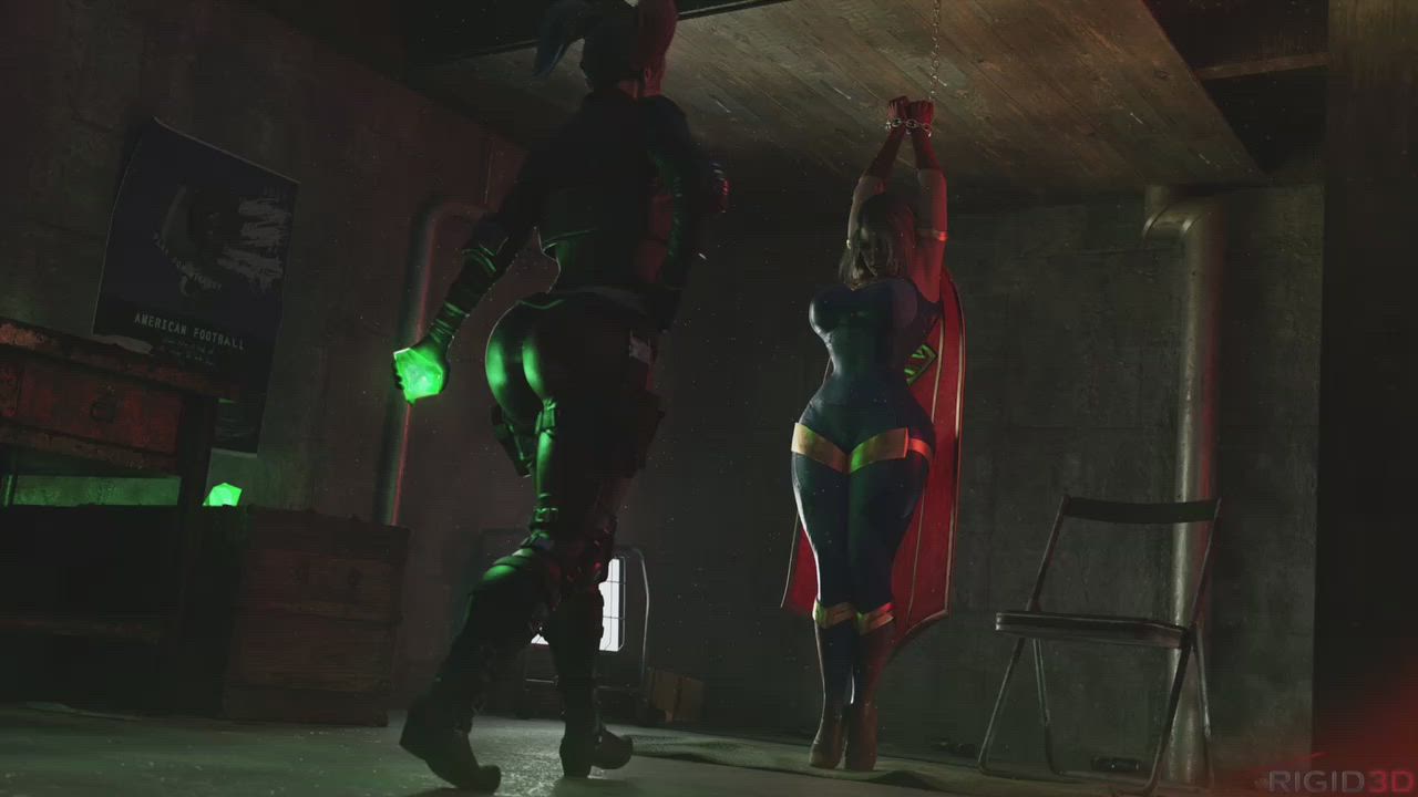 Blonde Harley Quinn clip