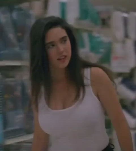 brunette jennifer connelly sexy clip