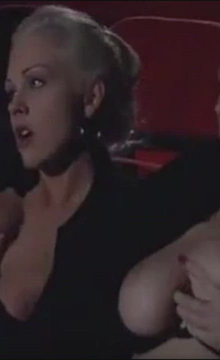 Cinema Handjob Public Stranger clip