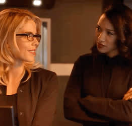 Candice Patton Celebrity Emily Bett Rickards clip
